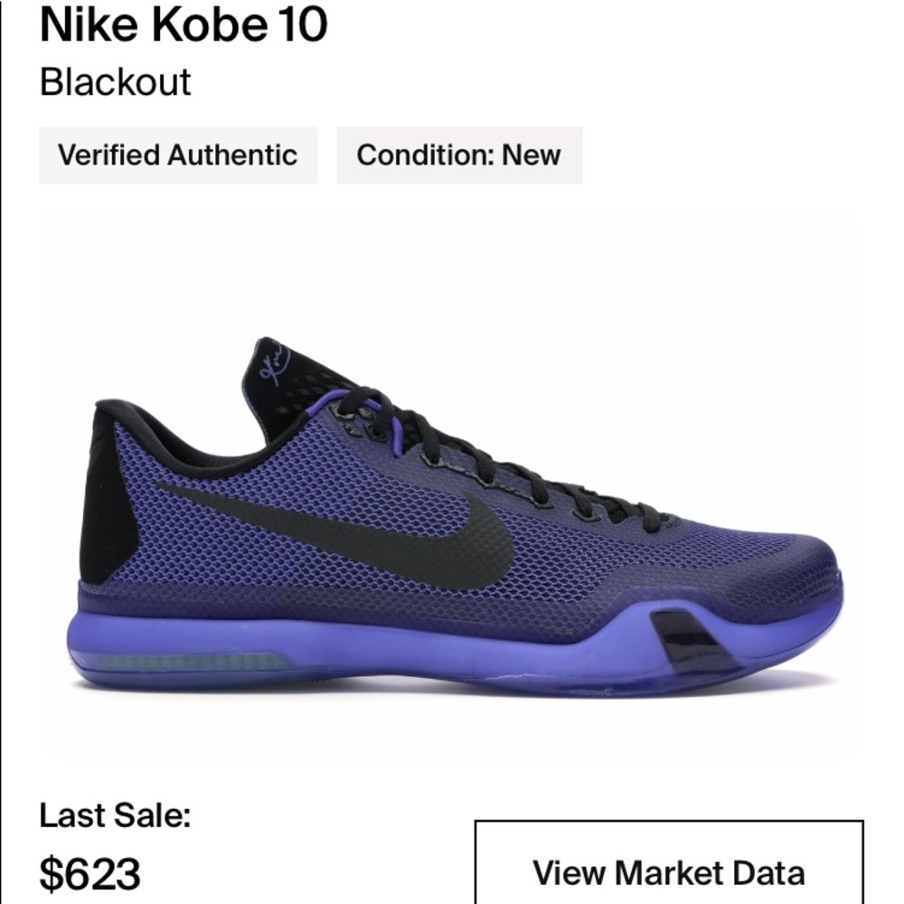 Nike - Kobe X - purple - size 12